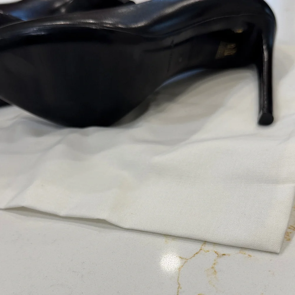Balenciaga Black Leather Heels - Picture 4 of 12